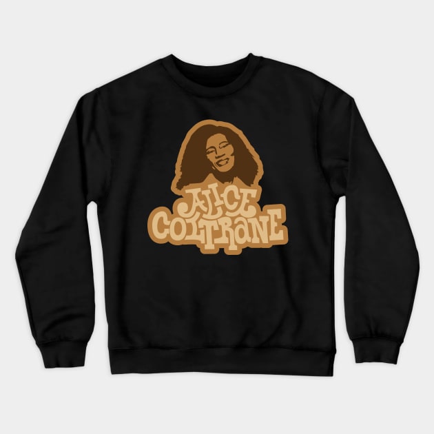 Sonic Serenity: A Tribute to Alice Coltrane Crewneck Sweatshirt by Boogosh